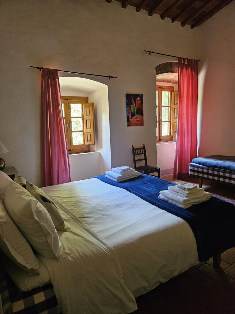 View of triple bedroom.